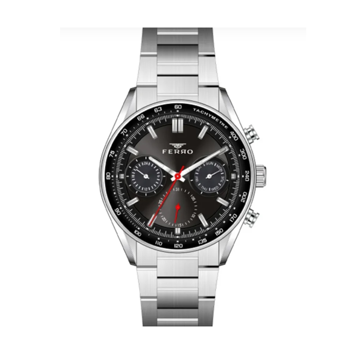MONTRE FERRO HOMME M.FONCTION ACIER